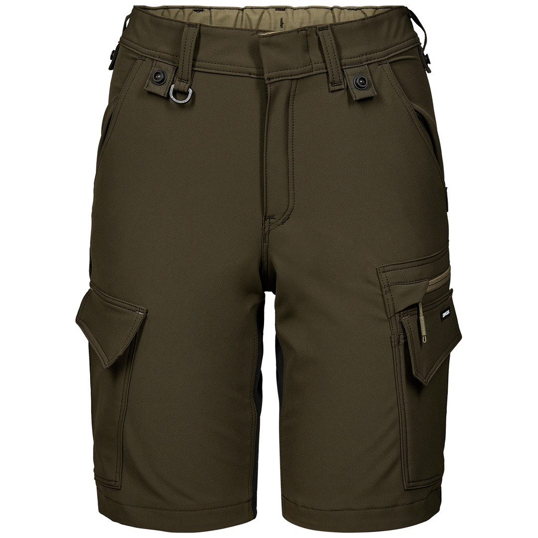 ENGEL Arbeitsshorts Entire Damen mit 4-Wege-Stretch 6341-234-5320 Gr. 44 forest green/schwarz