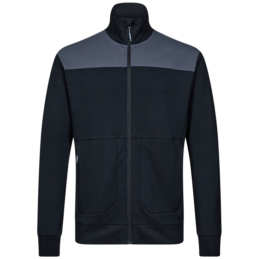 ENGEL Sweatcardigan mit Kragen Entire 8328-247-50270 Gr. 4XL deep blue/dark sea