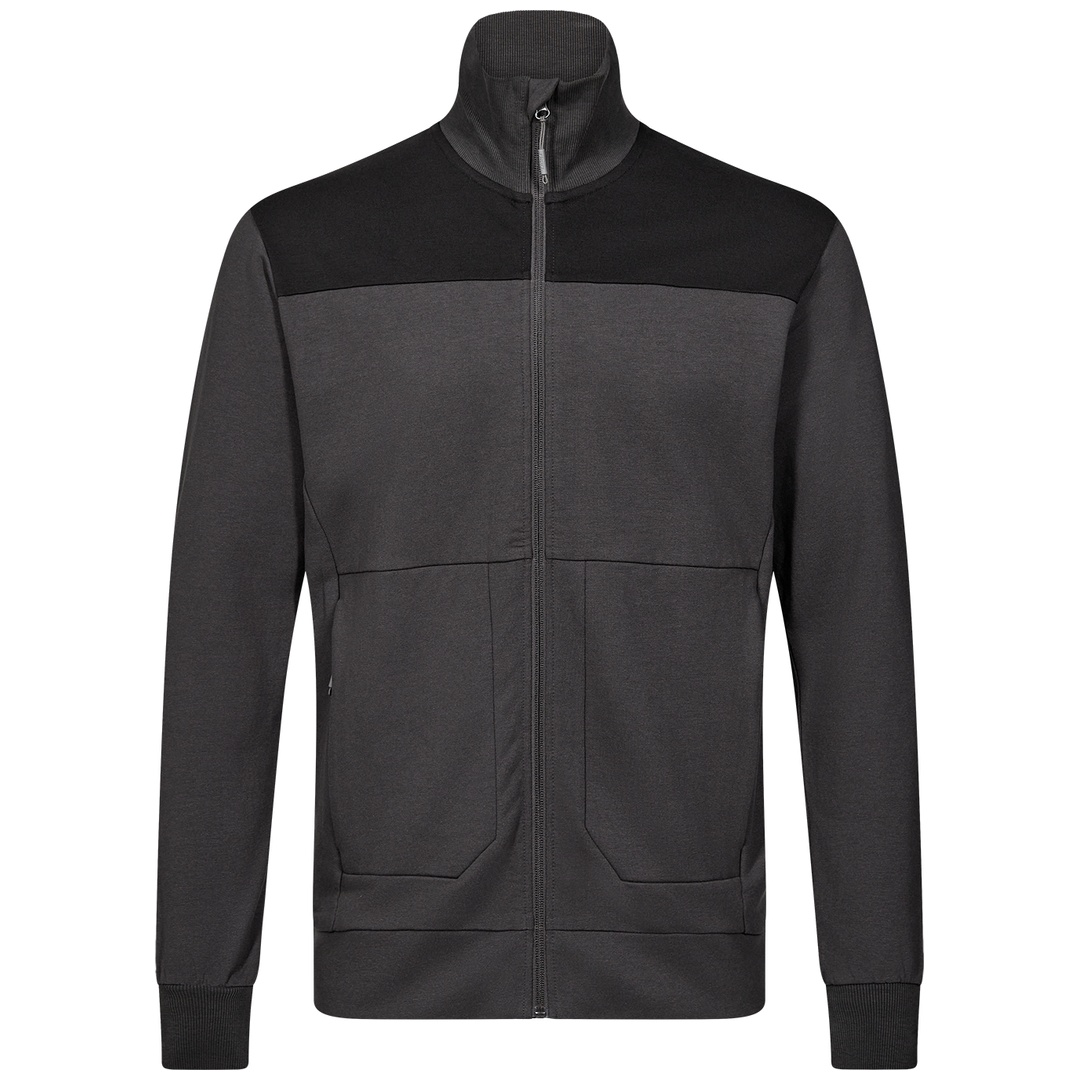 ENGEL Sweatcardigan mit Kragen Entire 8328-247-7920 Gr. XS anthrazit/schwarz