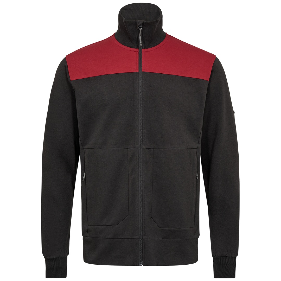 ENGEL Sweatcardigan mit Kragen Entire 8328-247-7921 Gr. 2XL anthrazit/flame