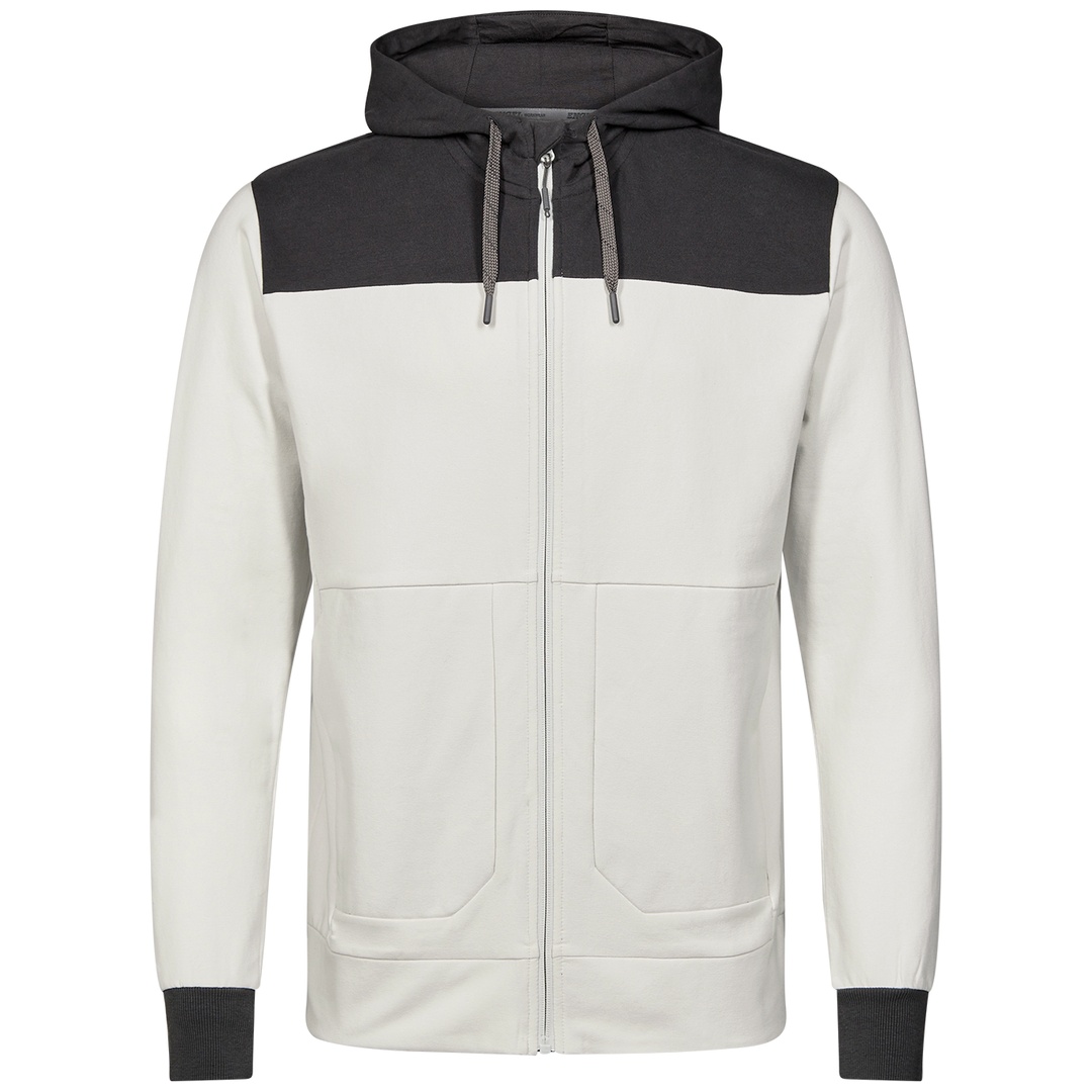 ENGEL Sweatshirtjacke mit Kapuze 8329-247-30179 Gr. XS weiß/anthrazit