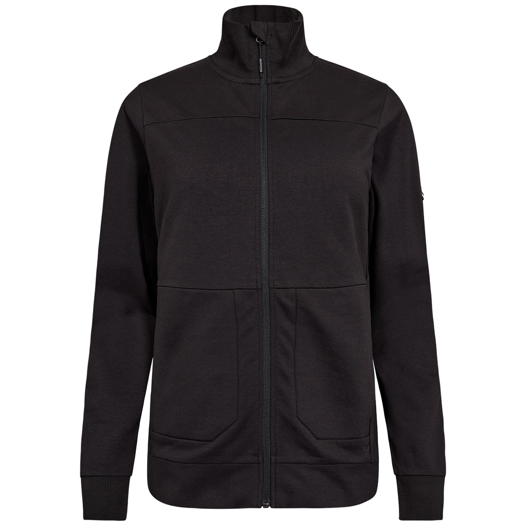 ENGEL Sweatshirtjacke mit Kragen Damen 8335-247-20 Gr. L schwarz
