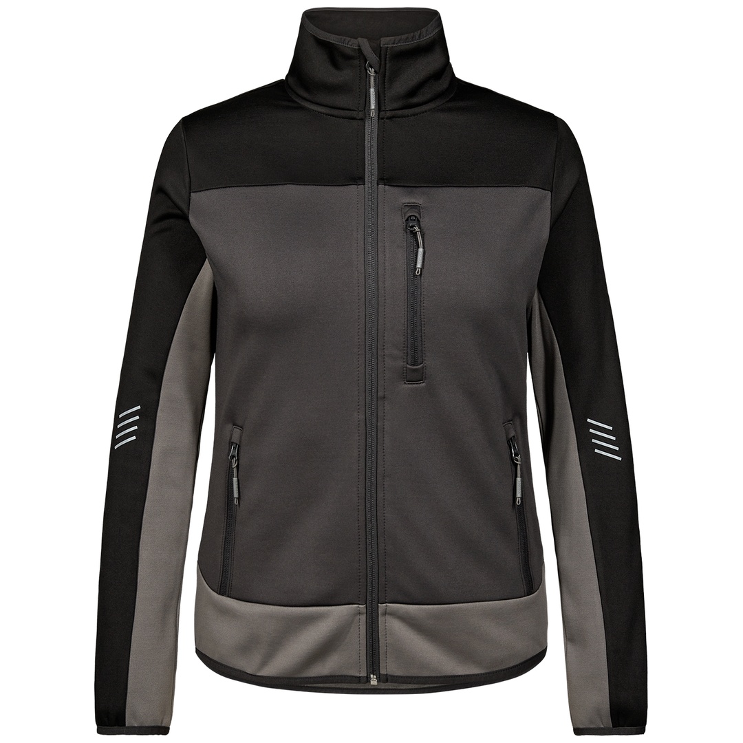 ENGEL Midlayer-Cardigan Damen Entire 8336-238-7920 Gr. 3XL anthrazit/schwarz