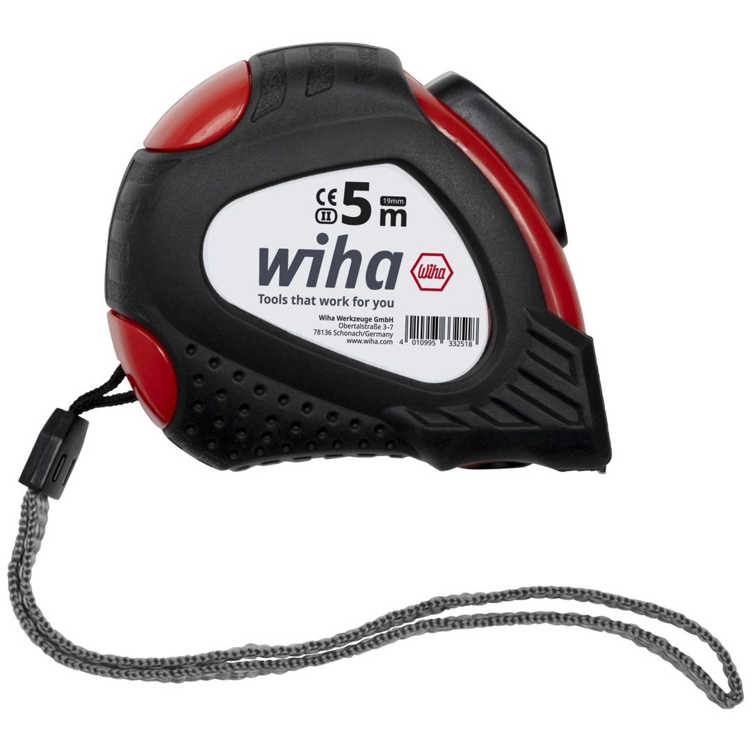 Wiha Maßband 5m mit Gürtelclip