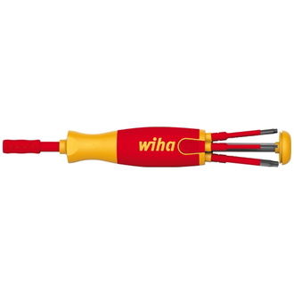 Wiha Schraubendreher mit Bit Magazin LiftUp electric TX mit 6 slimBits