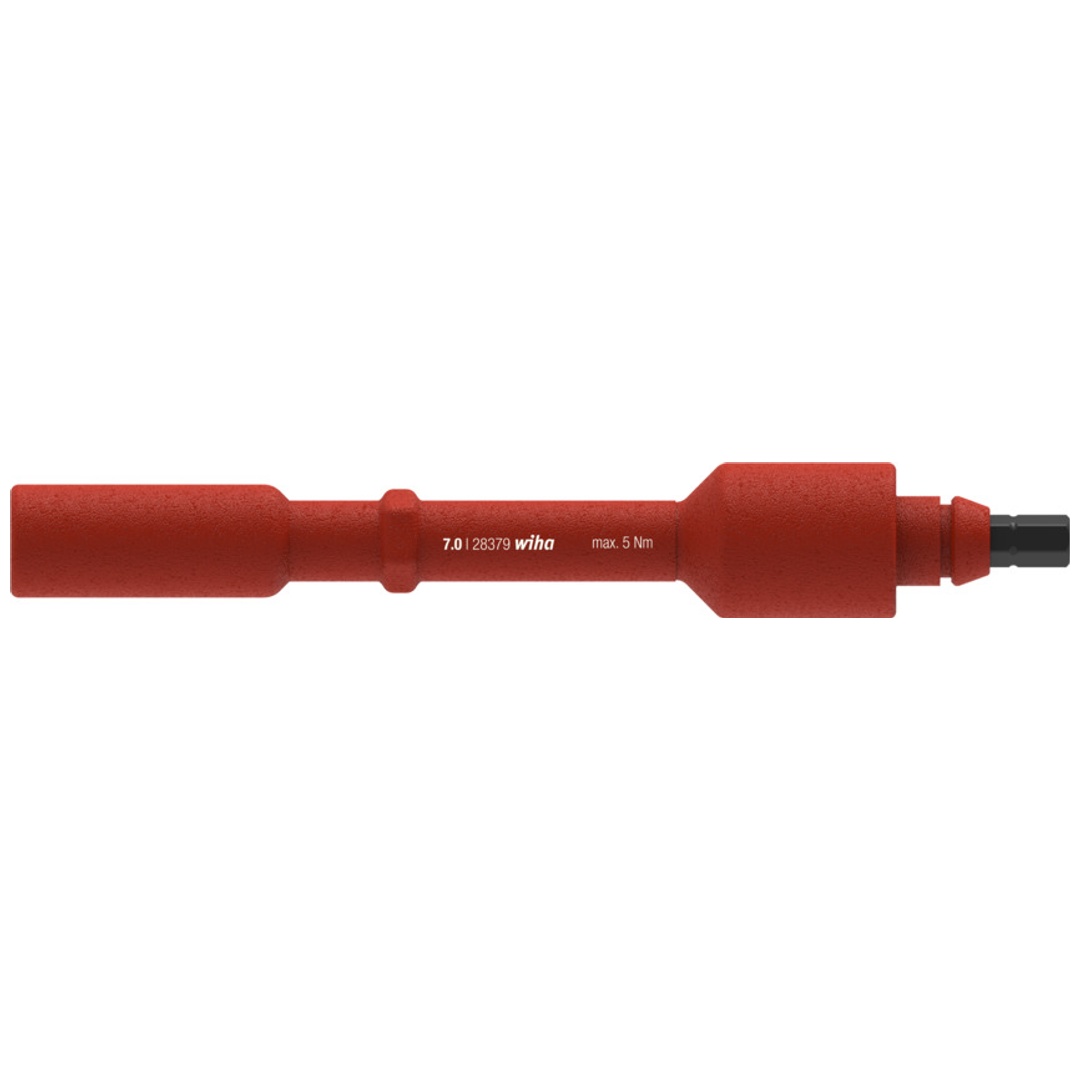 Wiha Wechselklinge electric Sechskant-Steckschlüssel für Drehmoment-Schraubendreher mit Quergriff electric 5,0 mm x 136 mm