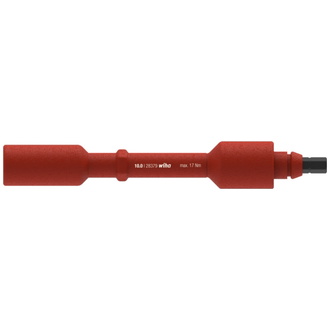 Wiha Wechselklinge electric Sechskant-Steckschlüssel für Drehmoment-Schraubendreher mit Quergriff electric 10,0 mm x 136 mm