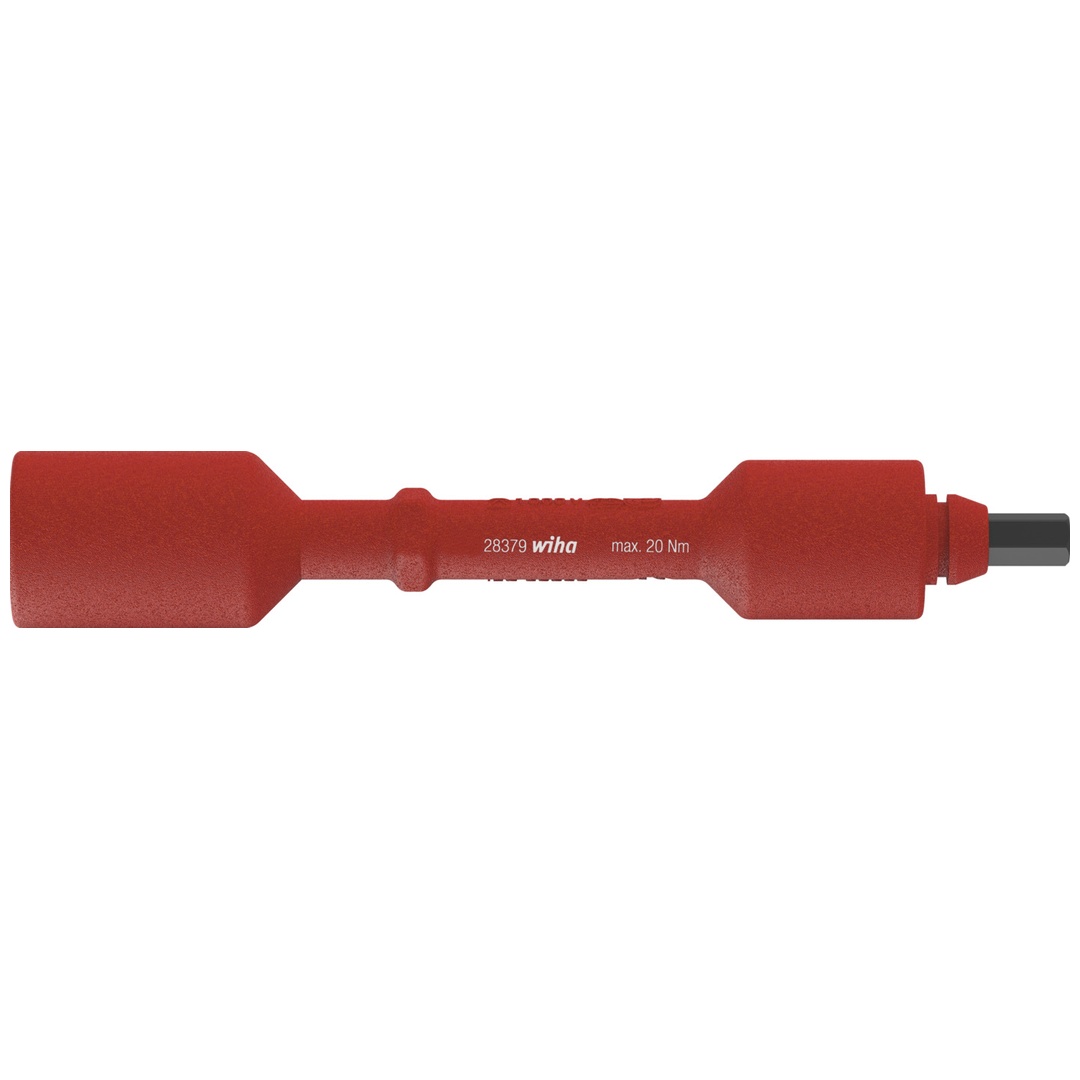 Wiha Wechselklinge electric Sechskant-Steckschlüssel für Drehmoment-Schraubendreher mit Quergriff electric 13,0 mm x 136 mm
