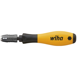 Wiha Schraubendreher mit Bithalter SoftFinish ESD, mechanisch verriegelbar 1/4" 38 mm