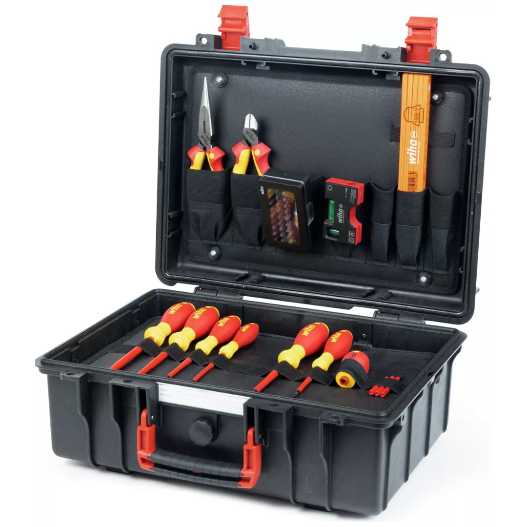 Wiha Werkzeugkoffer Basic Set L electric 46-tlg.