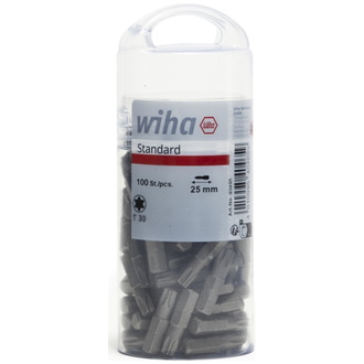 Wiha Bit Set Standard 25 mm TX (T20) 100-tlg. 1/4" in Großpackung