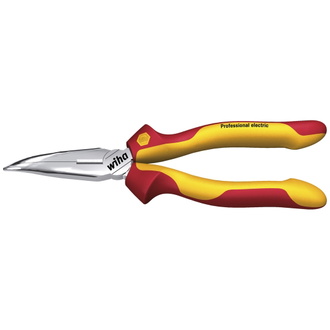 Wiha Flachrundzange Professional electric mit Schneide gebogene Form, ca. 40° 160 mm, 6 1/2"