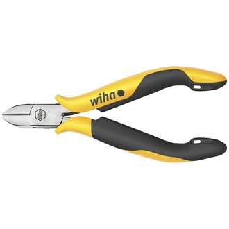 Wiha Seitenschneider Professional ESD breiter, halbrunder Kopf mit Wate 115 mm, 4 1/2"