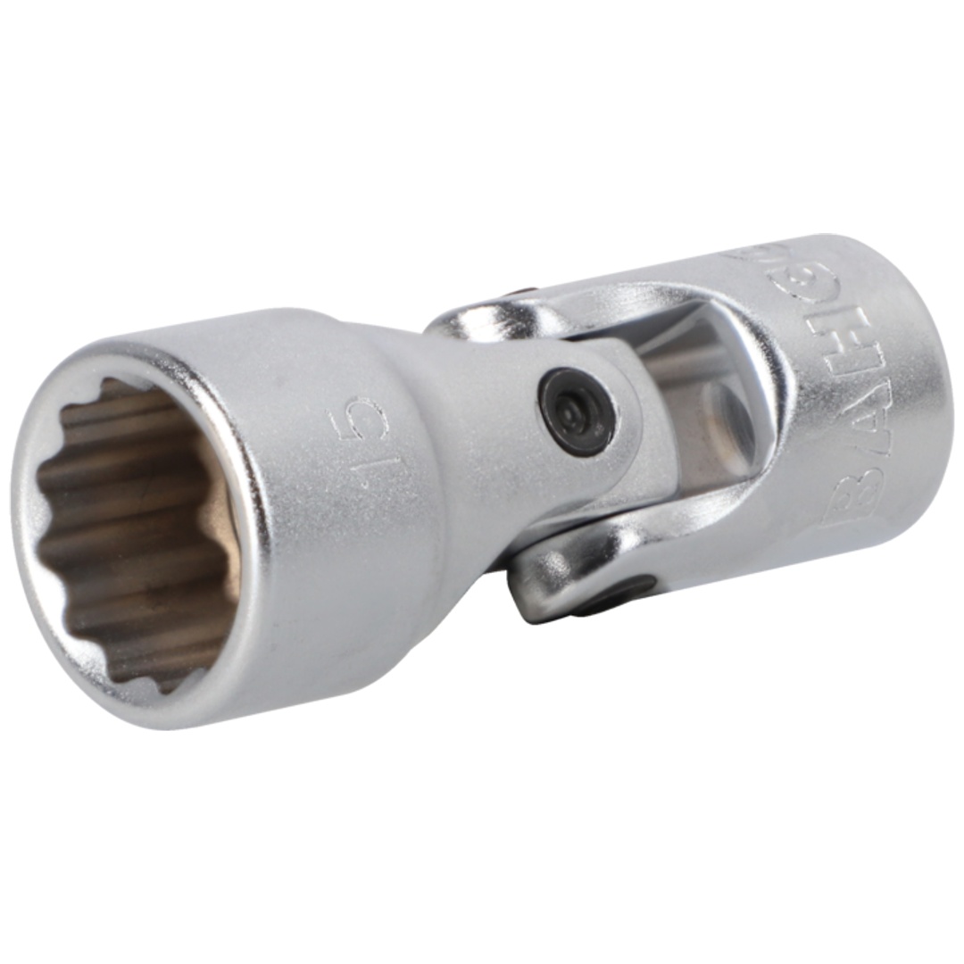 Bahco 3/8-Gelenk-Steckschlüssel mit Vierkantantrieb, Zwölfkant, metrisch, 13mm