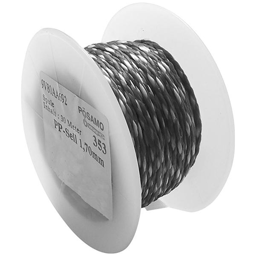 PÖSAMO PP-Maurerschnur 2,0 mm gelb-fluo Spule a 100 m