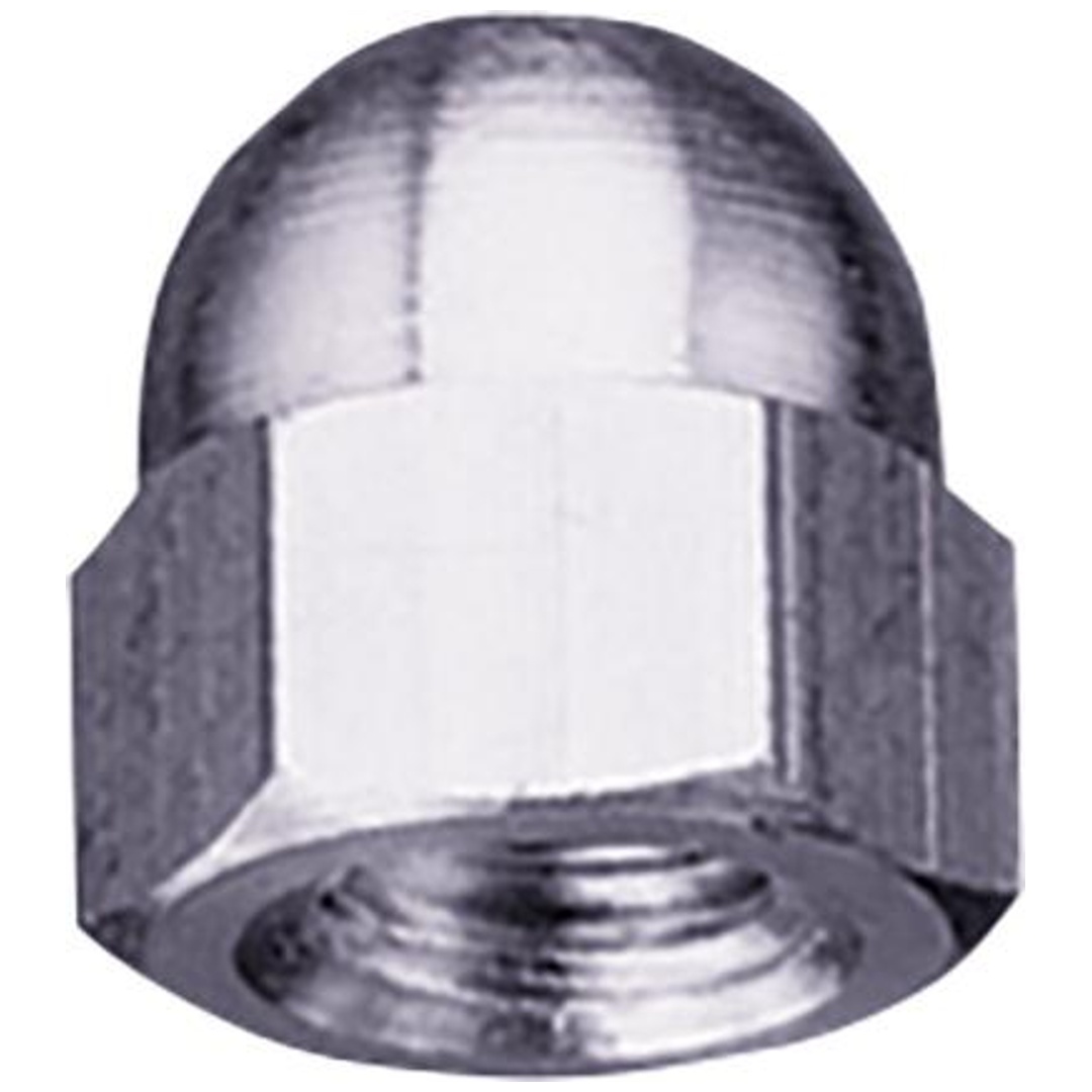 Reidl DIN 1587 Sechskant-Hutmutter, hohe Form M4, A2 blank