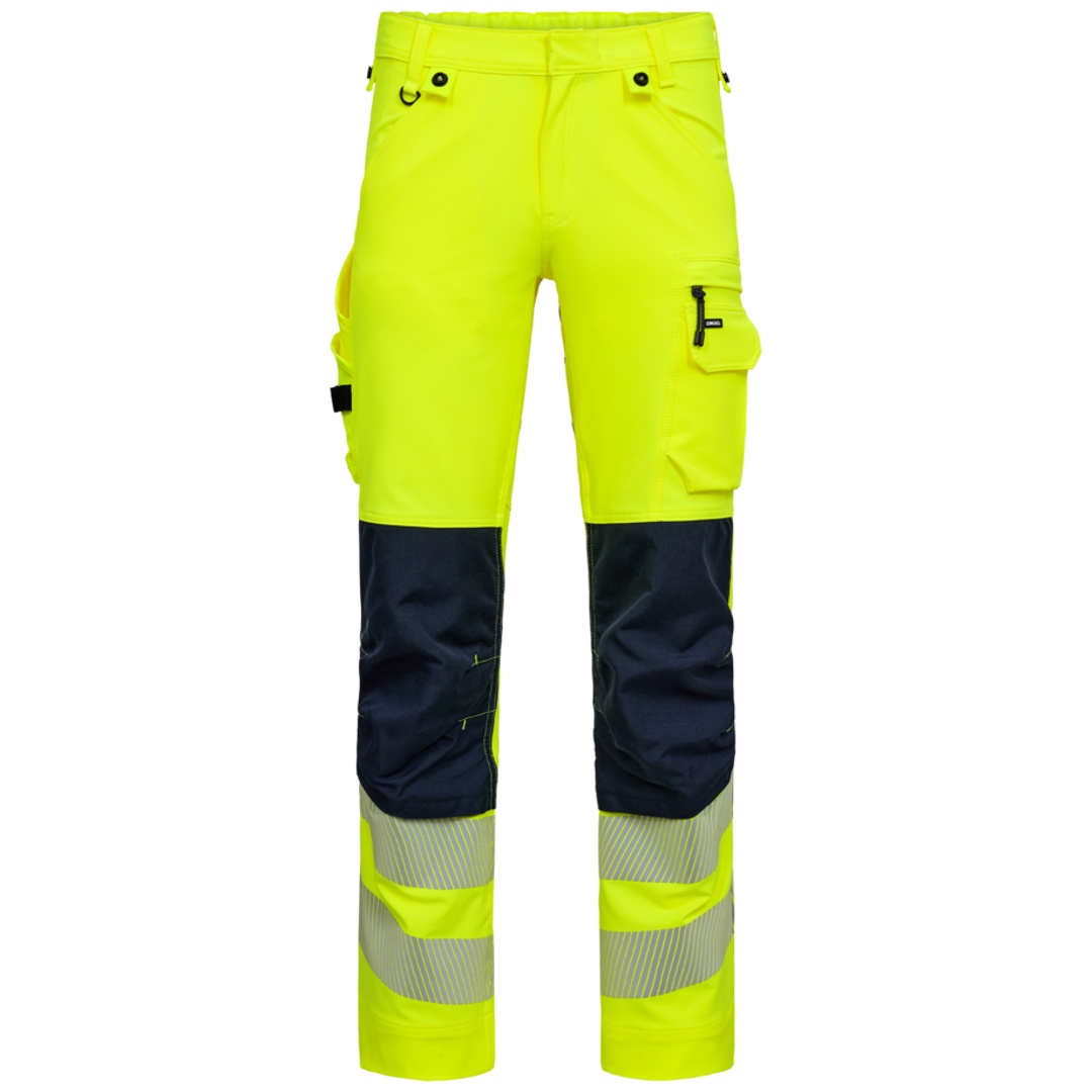 ENGEL Warnschutzhose mit 4-Wege-Stretch 2345-124-38165 Gr. 62 hi-vis gelb/blue ink