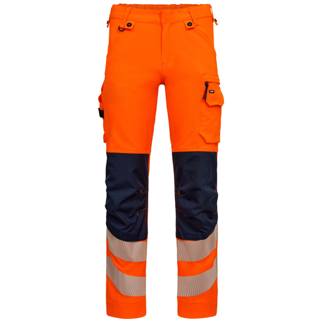 ENGEL Warnschutzhose mit 4-Wege-Stretch 2345-124-10165 Gr. 22 hi-vis orange/blue ink