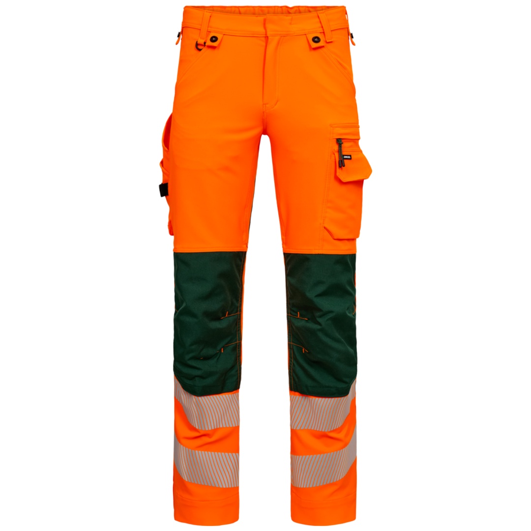 ENGEL Warnschutzhose mit 4-Wege-Stretch 2345-124-101 Gr. 26 hi-vis orange/grün