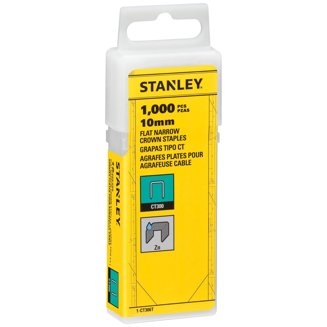 Stanley Klammern 10 mm Narrow Crown, 1000 Stk.
