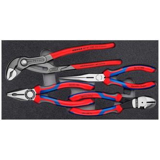 Knipex Zangen-Set in Schaumstoffeinlage 4-tlg., Art.Nr. 00 20 01 V15