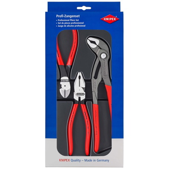 Knipex Kraft-Paket 1x 02 01 180, 1x 87 01 250, 1x 74 01 160