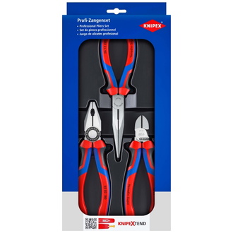 Knipex Montage-Paket 1 x 87 01 150, 1 x 87 01 250, 1 x 87 01 300 (SB-Karte/Blister)