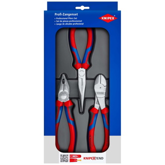 Knipex Montage-Paket 1 x 26 15 200, 1 x 03 05 180, 1 x 74 05 180 (SB-Karte/Blister)