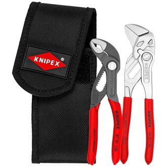 Knipex Mini-Zangenset in Werkzeuggürteltasche 1 x 86 03 150, 1 x 87 01 125 (SB-Karte/Blister)