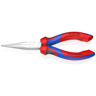 Knipex Telefonzange, mit Mehrkomponenten-Hüllen, verchromt 160 mm