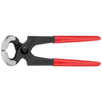 Knipex Kneifzange, mit Kunststoff überzogen, schwarz atramentiert, 160 mm
