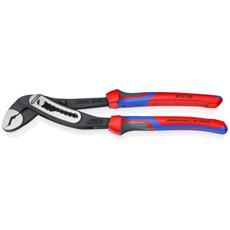 Knipex Alligator Wasserpumpenzange, mit Mehrkomponenten-Hüllen, schwarz atramentiert 300 mm