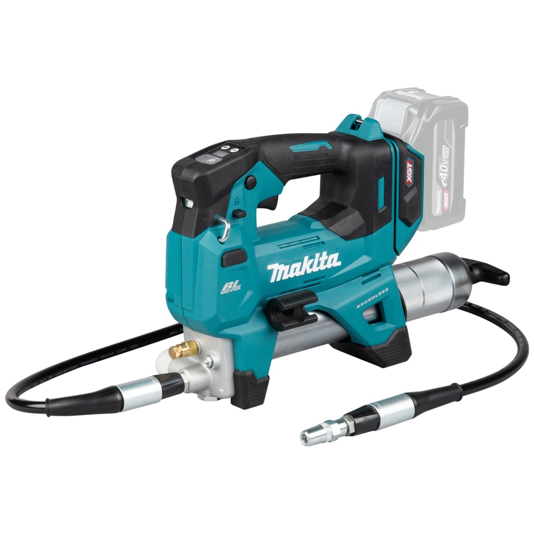 Makita Akku-Fettpresse GP001GZ, 40 V, incl. Zubehör, Karton