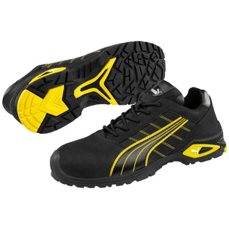 Puma Sicherheitsschuh AMSTERDAM LOW S3L FO SR 642710 Gr. 39 schwarz/gelb