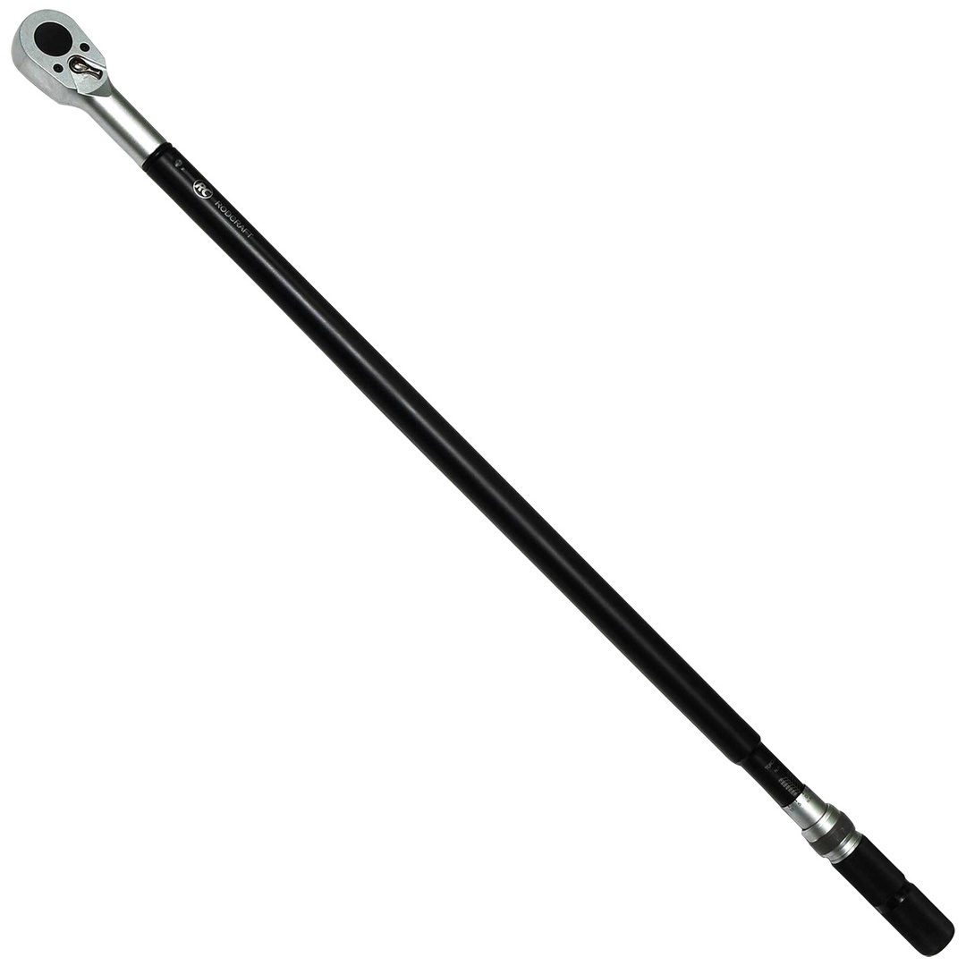 Rodcraft Drehmomentschlüssel 3/4, 150 Nm bis 750 Nm, 1,06 m lang, 5.85 kg Gewicht, Skala 5 Nm, im Koffer