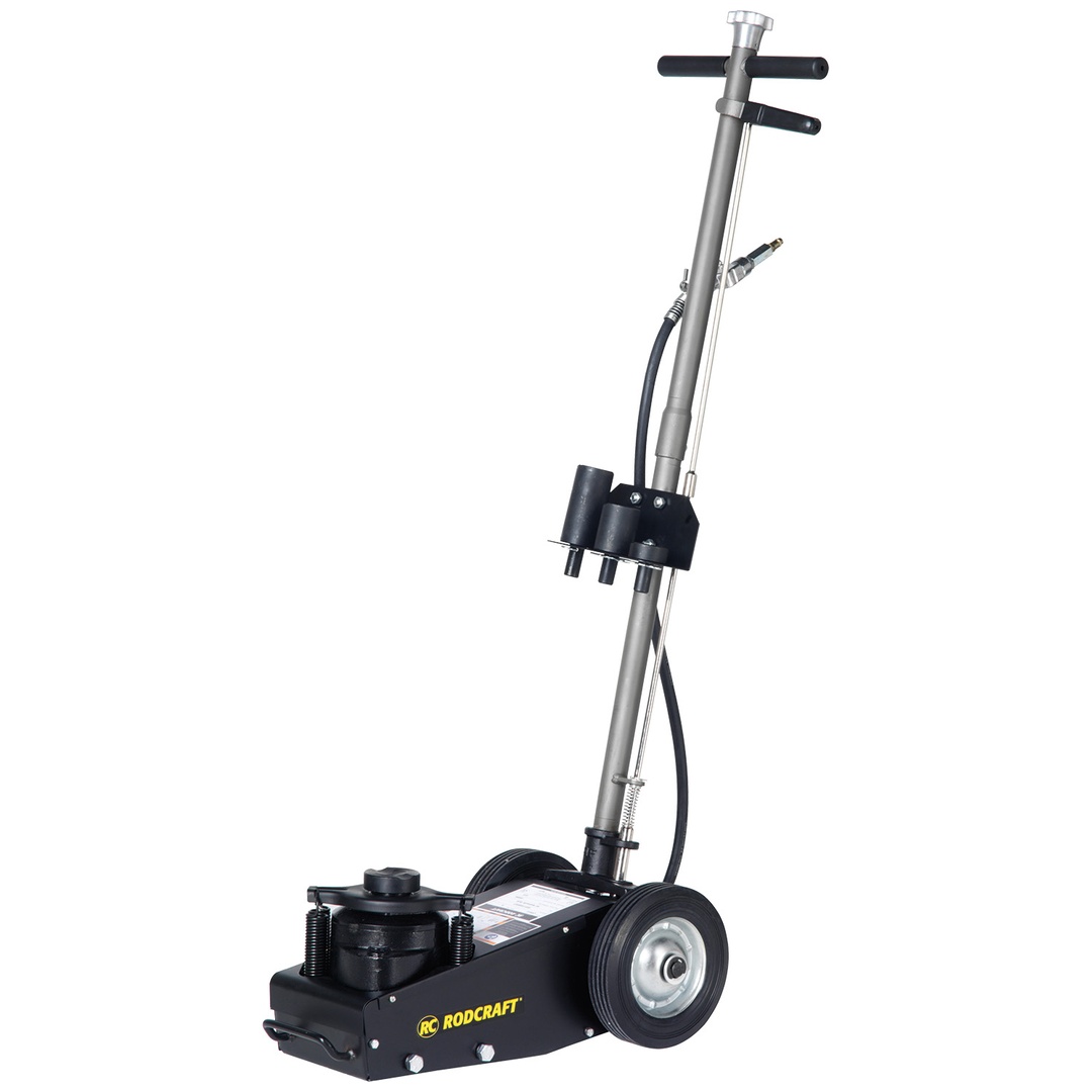 Rodcraft Lufthydraulischer Wagenheber bis 20 Tonnen Hubkraft, Min./Max. Höhe: 210 mm/ 435 mm, Gewicht: 49 kg