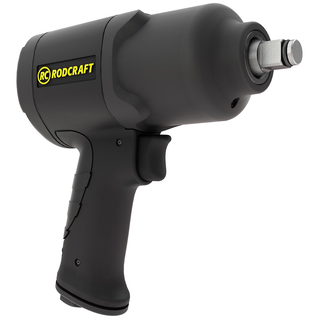 Rodcraft Druckluft-Schlagschrauber RC2266, Vierkant 1/2, max. Lösemoment 1600 Nm, 9000 U/min