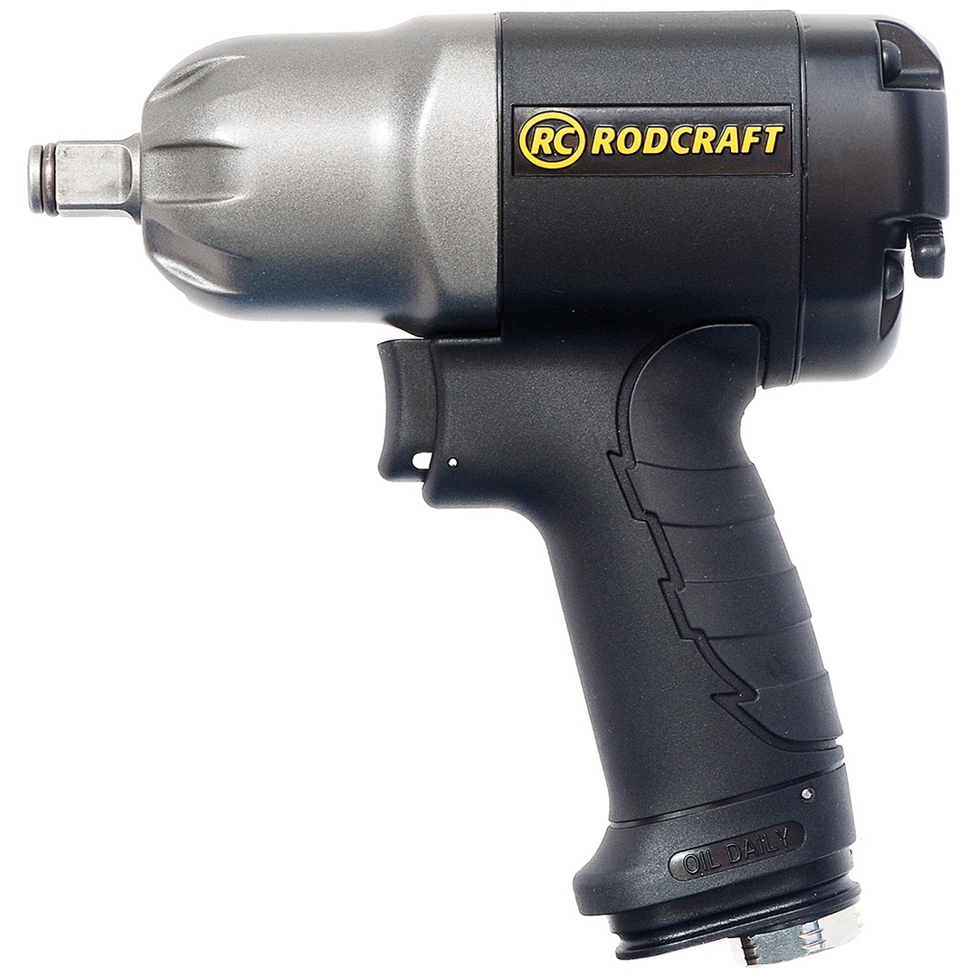 Rodcraft Druckluft-Schlagschrauber RC2267, Vierkant 1/2, max. Lösemoment 1150 Nm, 10200 U/min, DUOPACT Schlagwerk
