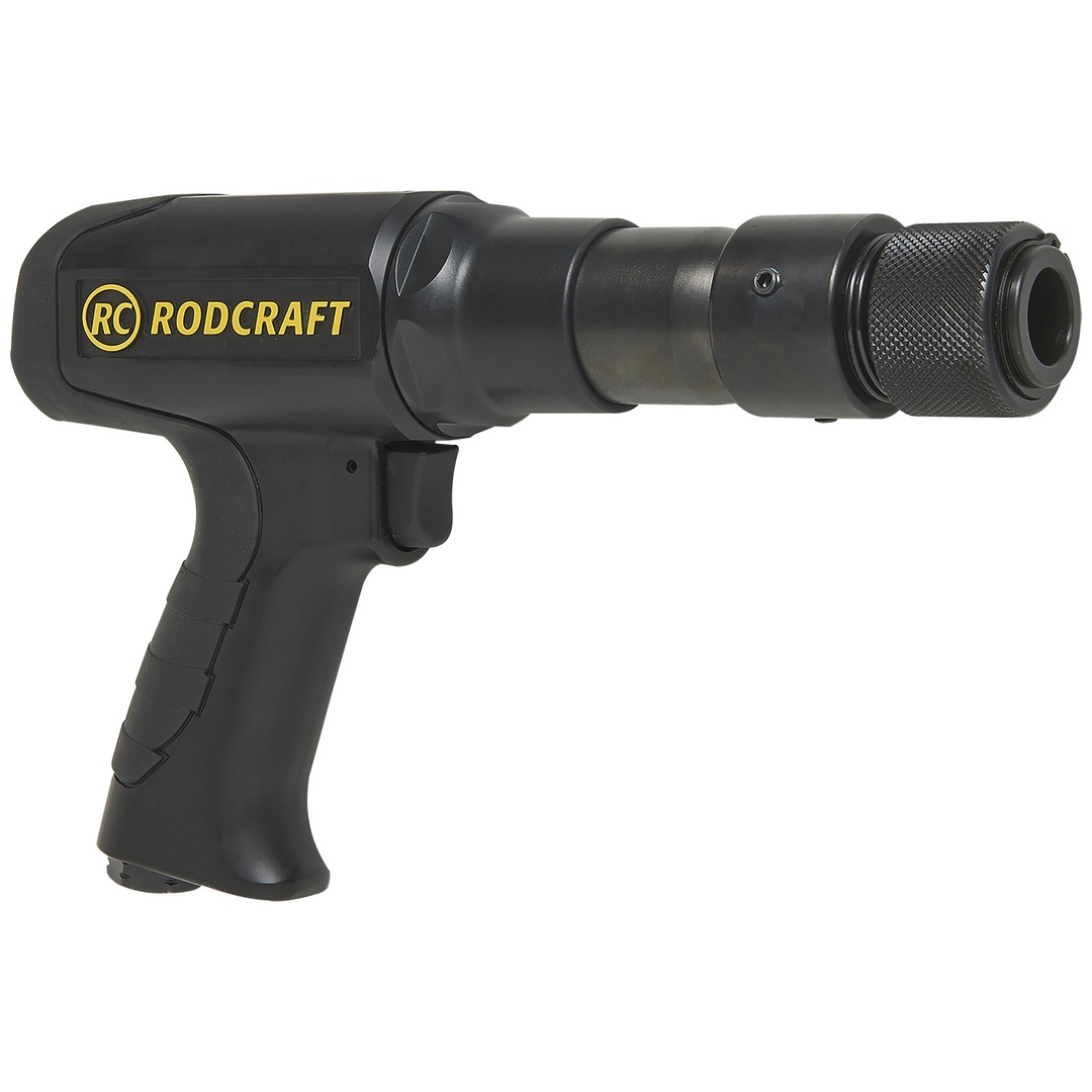 Rodcraft Druckluft-Meißelhammer, RC5195, Hex 11 mm, vibrationsgedämpft, 12 J Schlagkraft, 2100 Schläge/min, 2 kg Gewicht, für 11 mm Meißel