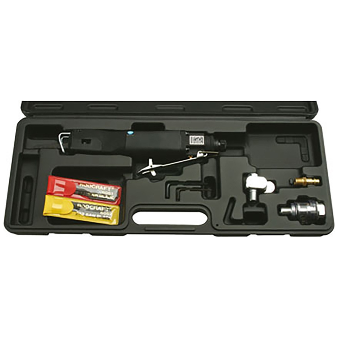 Rodcraft Werkzeug-Set RC6051: Druckluft-Säge RC6050 und viel Zubehör im Kunststoffkoffer