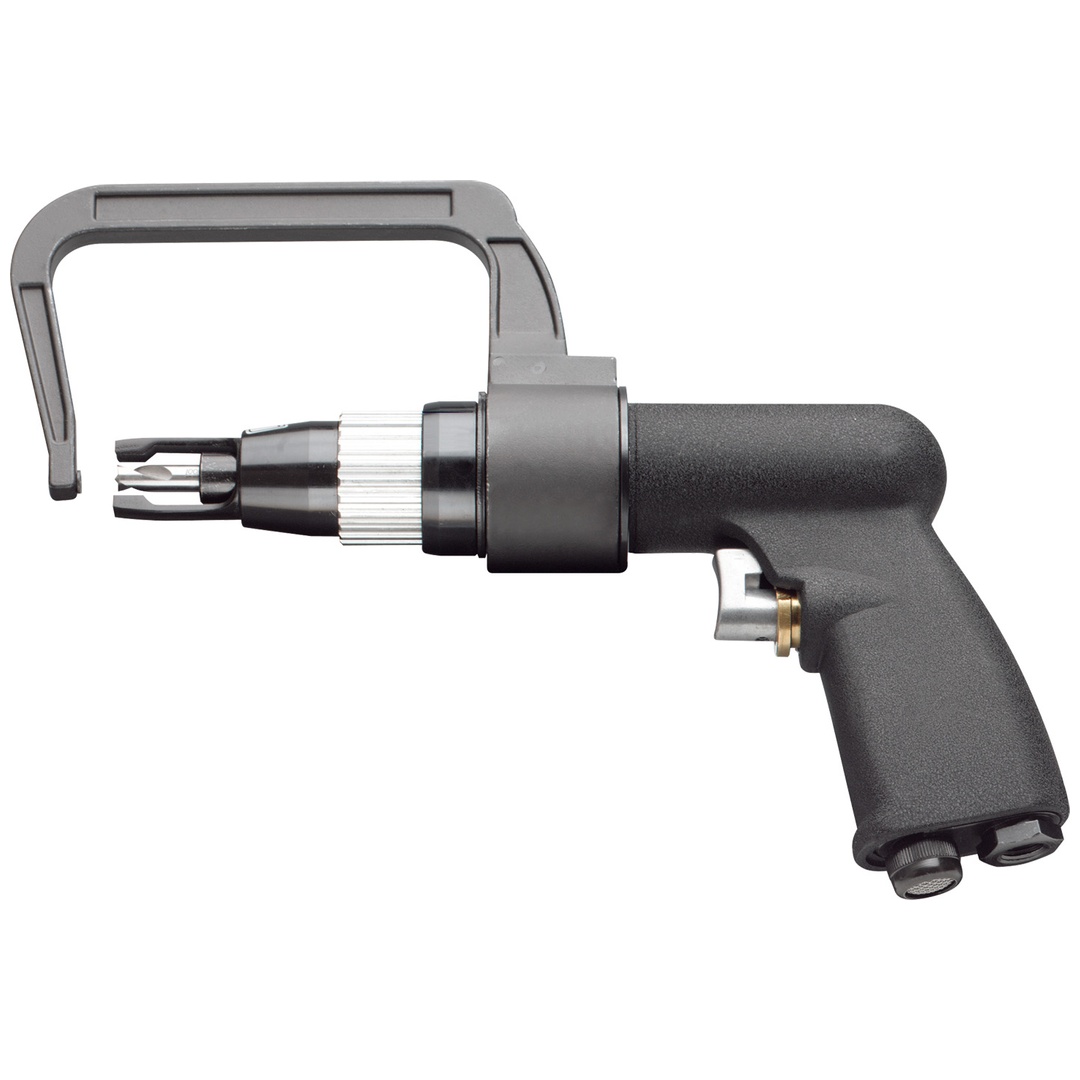 Rodcraft Druckluft-Schweißpunktbohrer RC6453, 8 mm (Modell 78F), für Fräser 47 mm Länge, inkl. Gegenhalter (drehbar, abnehmbar)