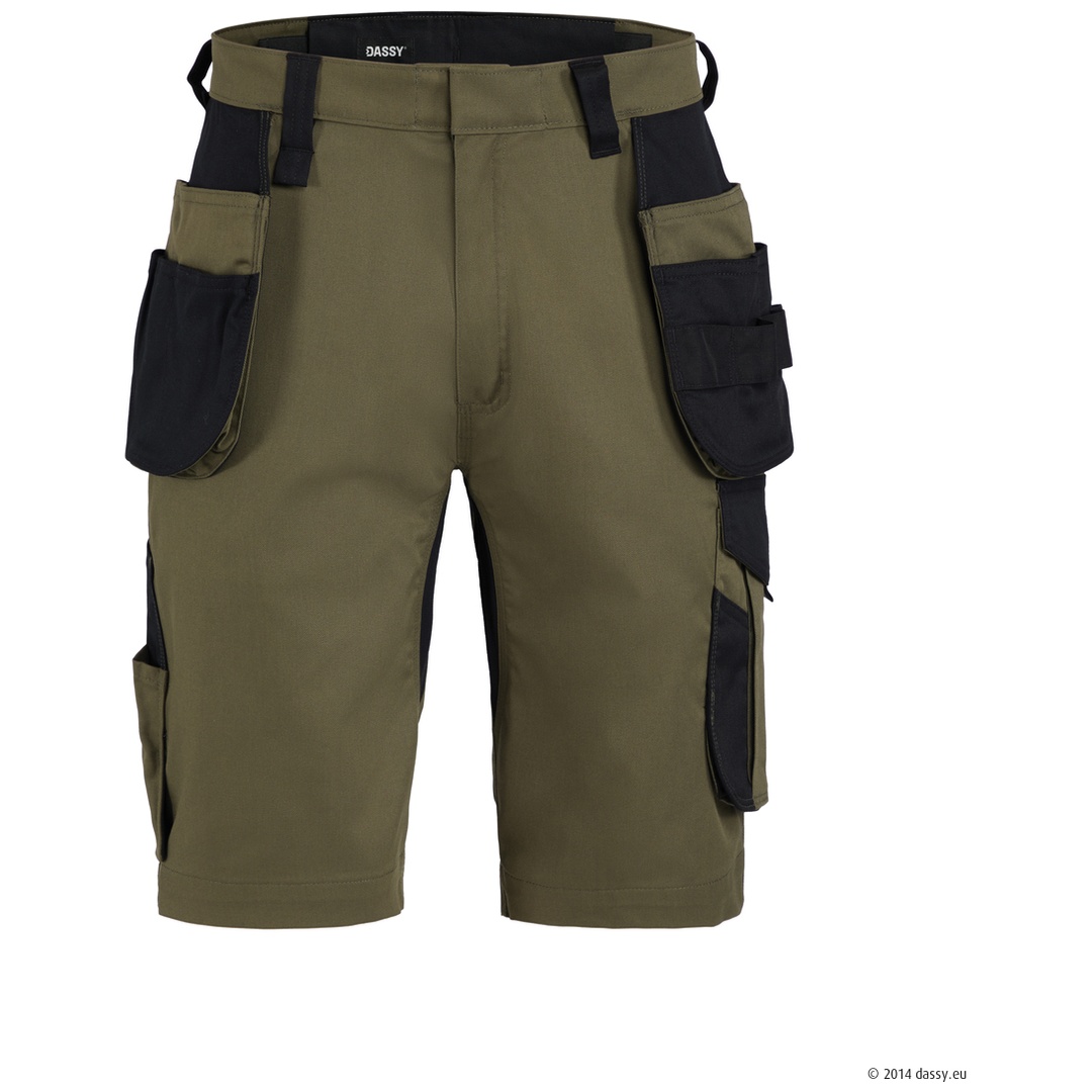 Dassy Stretch-Arbeitsshorts Kuma Flex 250126 PESCORE42 Gr. 44 schwarz