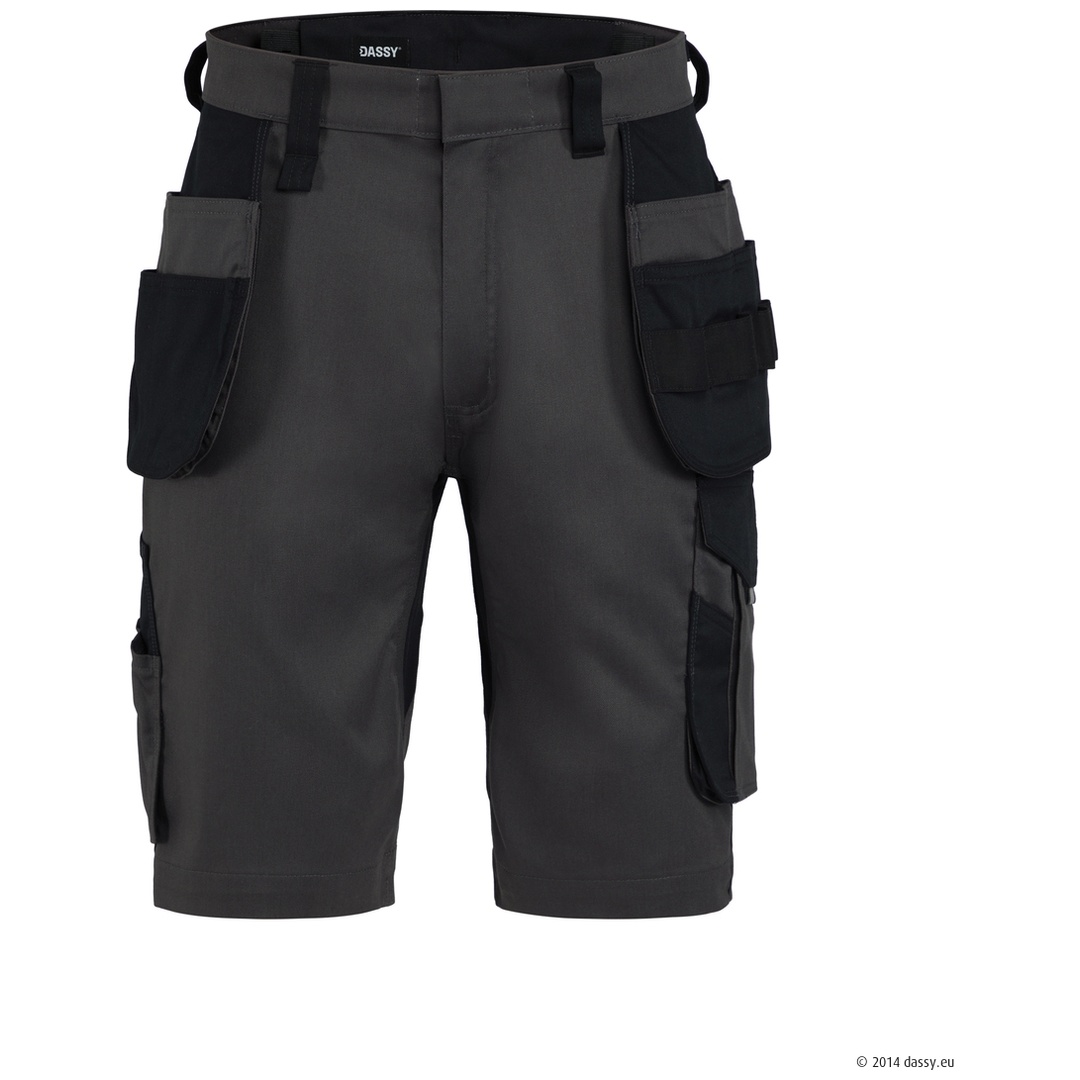 Dassy Stretch-Arbeitsshorts Kuma Flex 250126 PESCORE42 Gr. 52 anthrazit/schwarz