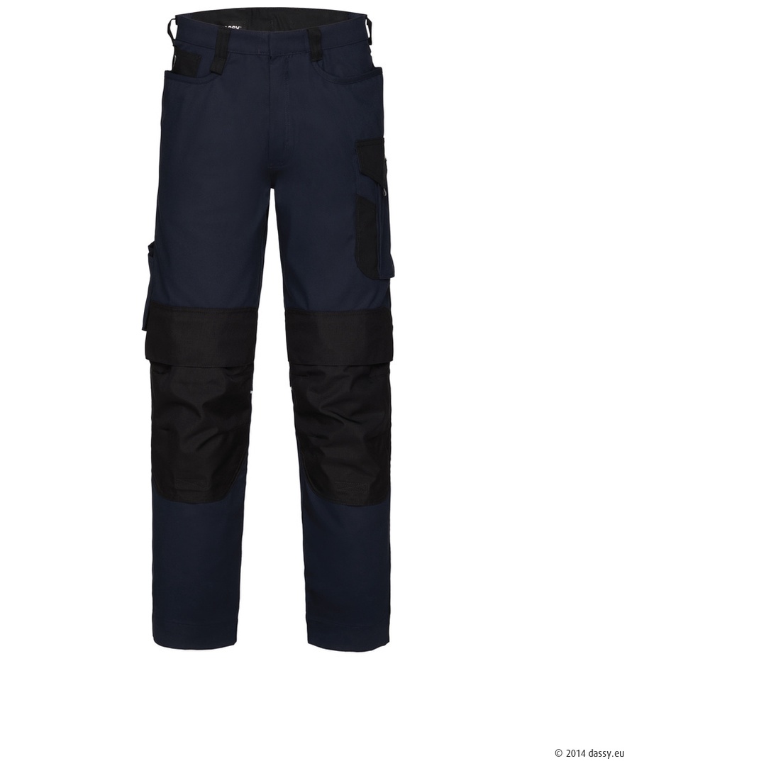 Dassy Stretch-Arbeitshose Ponti Flex 201207 PESCORE42 Gr. 44-STANDARD nachtblau/schwarz