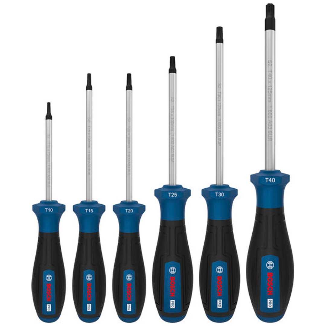Bosch PRO Schraubendreher-Set TX, 6-tlg.