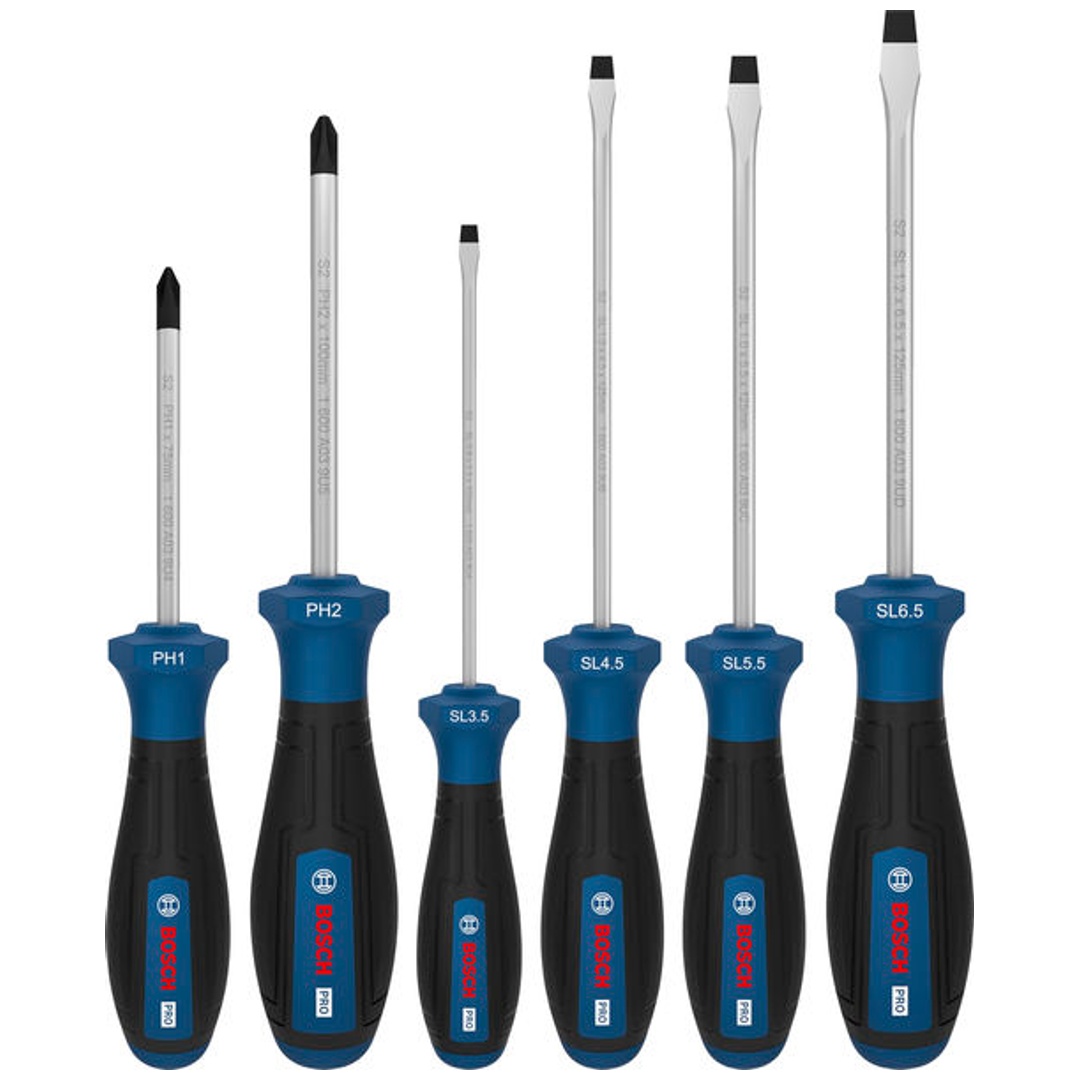 Bosch PRO Schraubendreher-Set PH/SL, 6-tlg.