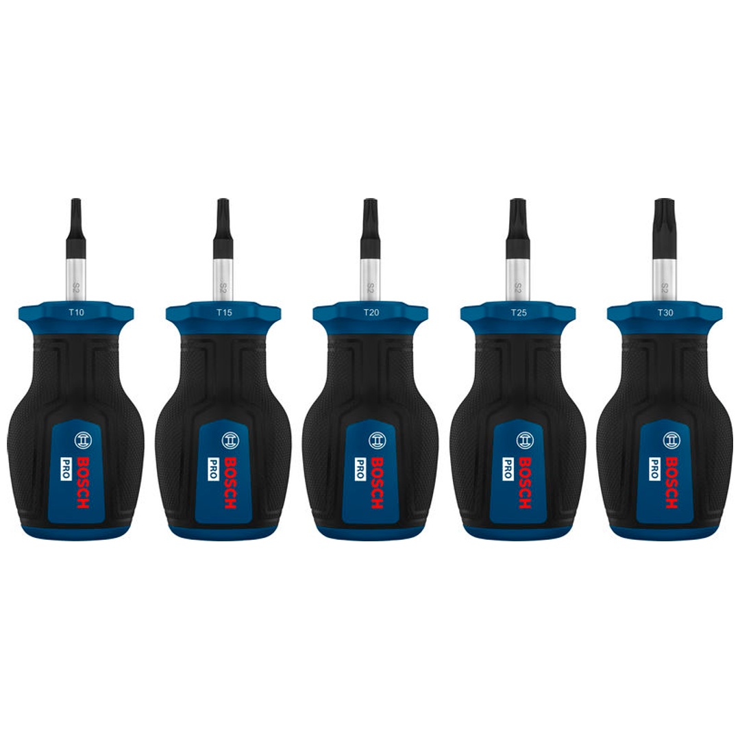 Bosch PRO Stubby-Schraubendreher-Set TX, 5-tlg.