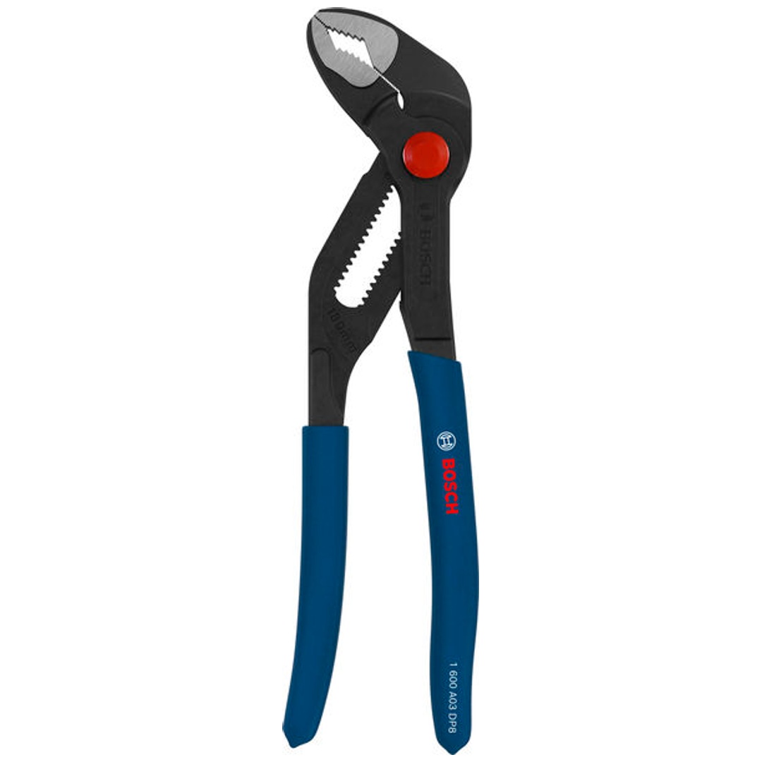 Bosch Wasserpumpenzange 180 mm, tauchbeschichtete, rutschfeste Griffe
