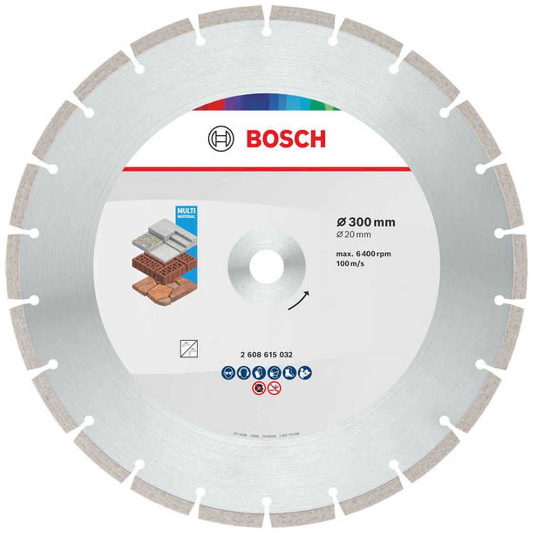 Bosch Multi Material Diamond Trennscheibe, 300 x 20 x 7 mm