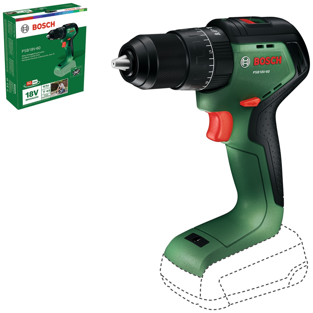 Bosch Akku-Schlagbohrschrauber PSB18V-60